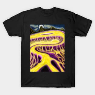 Moonlight lava flow T-Shirt